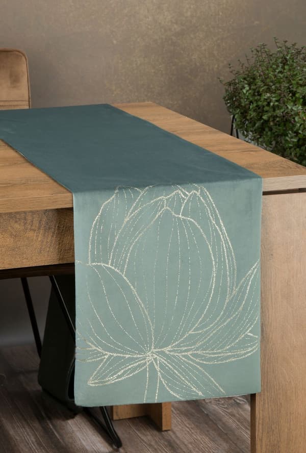 DUK BLINK 12 35 X 140 CM MÖRK MINT