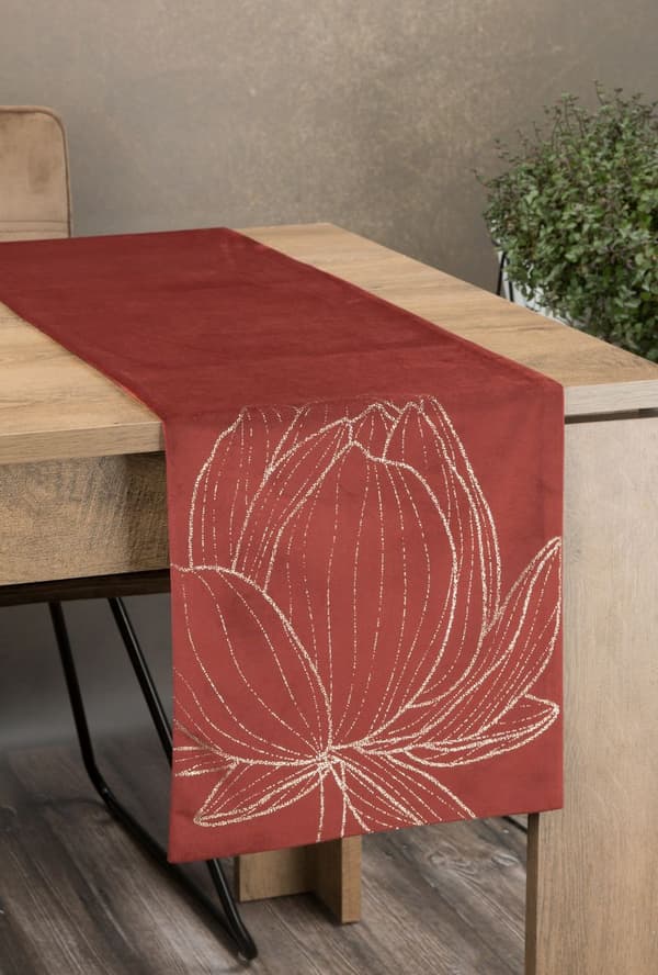 PÖYTÄLIINA BLINK 12 35 X 220 CM TIILIEN PUNAINEN