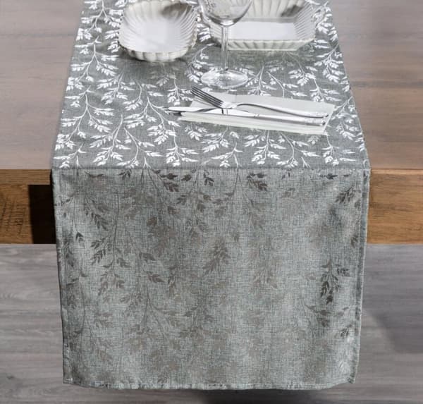 SIMONA DUK 40 X 140 CM SILVER