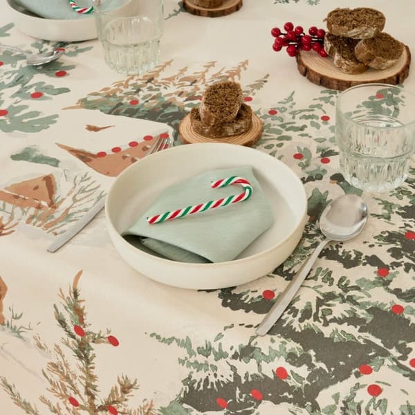 Antiflekk-duk Belum Christmas Deer Flerfarget