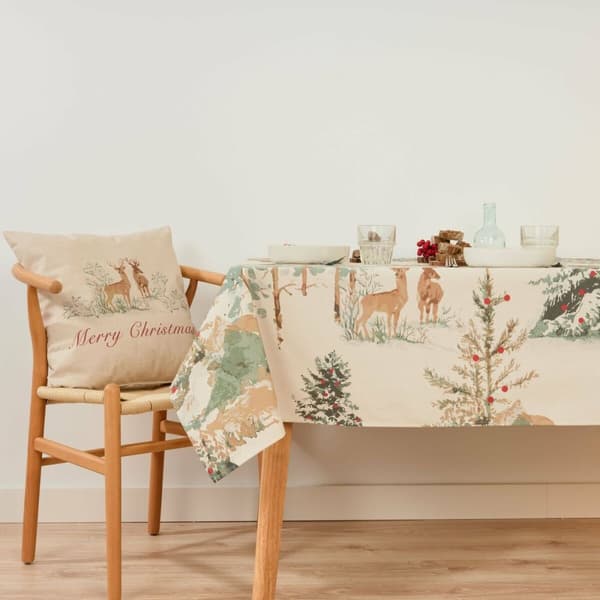 Antiflekk-duk Belum Christmas Deer Flerfarget