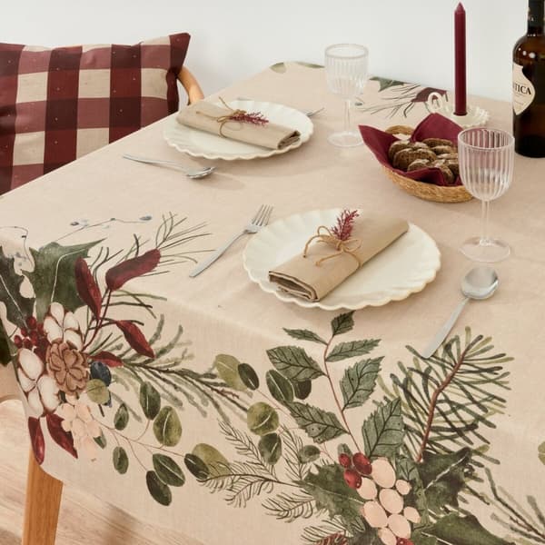 Tahroja estävä pöytäliina Belum Christmas Mistletoe Monivärinen