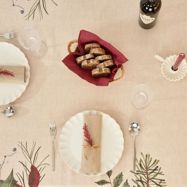 Tahroja estävä pöytäliina Belum Christmas Mistletoe Monivärinen