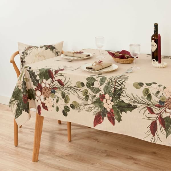 Tahroja estävä pöytäliina Belum Christmas Mistletoe Monivärinen