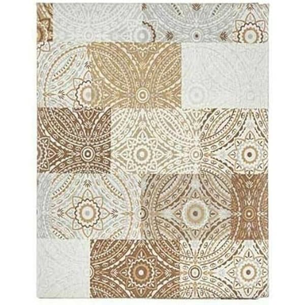 Duk - Kinvara - Kaklat - 140 x 180 cm - Beige - Fläckbeständig - 6 enheter