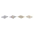 Pikkukuva 2 / 3: Lasinaluset DKD Home Decor Laatta 4 osaa (10,8 x 10,8 x 0,7 cm)
