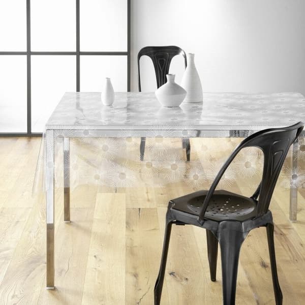 Duk i kristall rektangel 140 x 240 cm pvc tryckt 14/100e sol utan