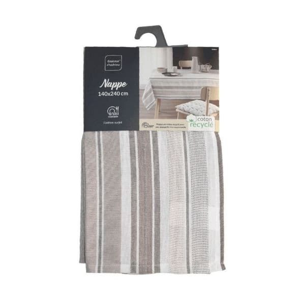 Napp 140 x 240 cm bomull/polyester återvunnen vävd Melina