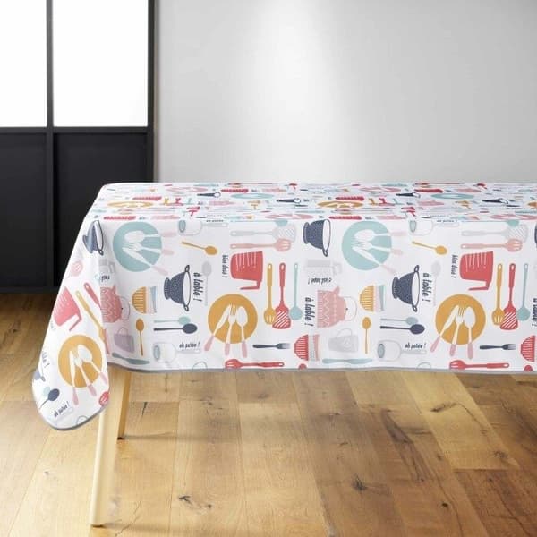 Rektangulär vaxduk - INOMHUSMYS - Kökstillbehör - 140x240 cm - Flerfärgad