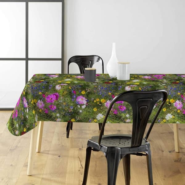 Vaxduk på metern - Bredde 140 cm - Blomsterfält