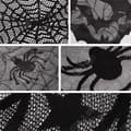 Miniatyrbild 4 av 4: TD® Halloween dekoration Halloween bordsduk svart spets Mesh stil bordslöpare