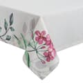 Miniatyrbillede 2 af 6: Dekorativ dug NATU-7 140x280 Eurofirany hvid med botaniske blomster