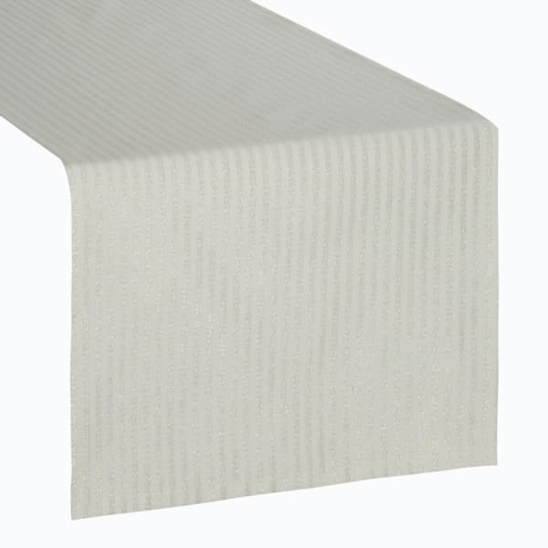 Dekorativ løber FLASH-6 40x180 Eurofirany champagnestribet