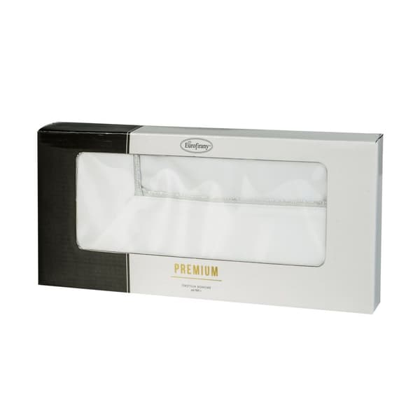 Dekorativ duk MADELE 85x85 Eurofirany vit