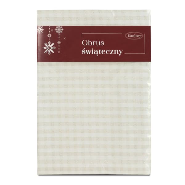Dekorativ dug FLASH 85x85 Eurofirany champagnetjek