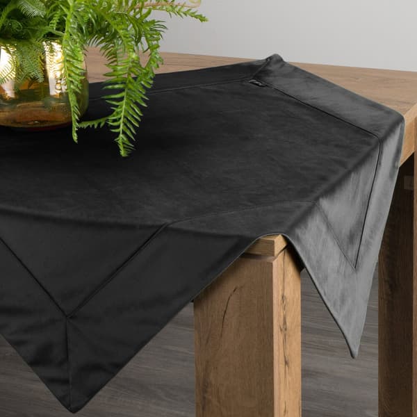 Dekorativ dug VELVET 85x85 Eurofirany sort