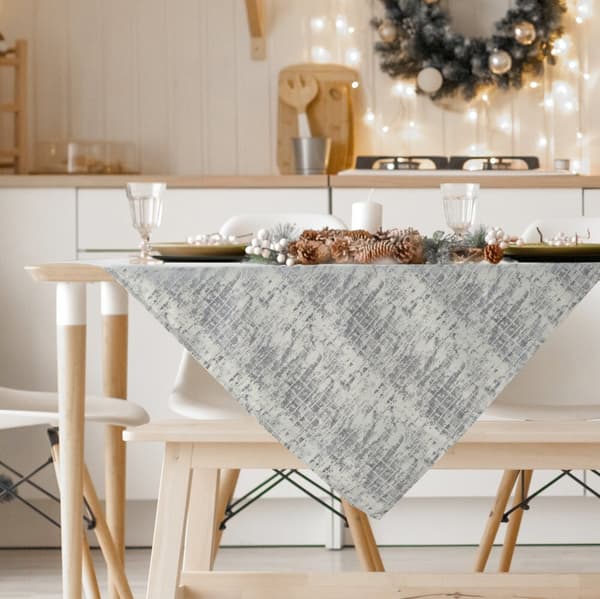 Duk / dekorationsservett ALINA 30x40 Eurofirany silver