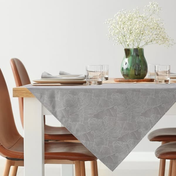 Dekorativ duk ISLA 85x85 Eurofirany silver