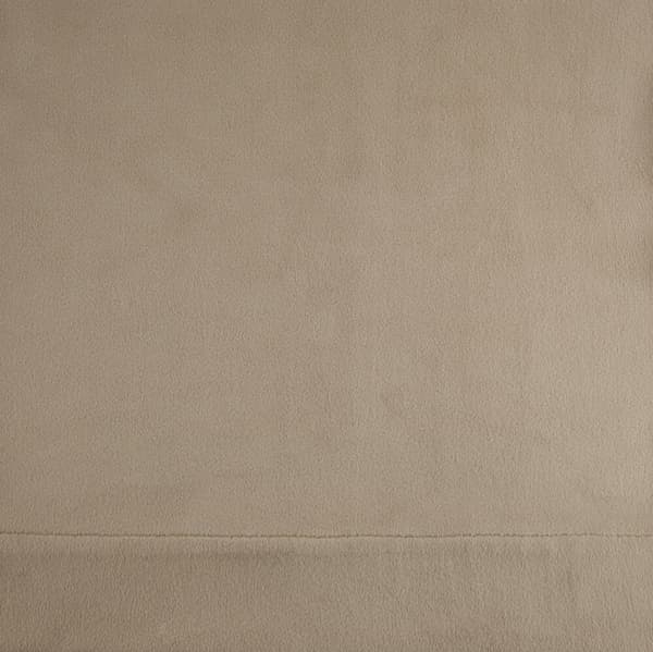 MELINDA dekorativ servett 40x30 x4 gjord av beige sammet med en dekorativ remsa