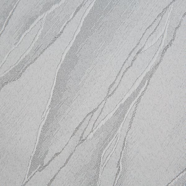 Dekorativ duk ERIKA 140x180 vit silvermarmor