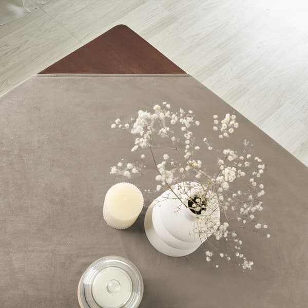Dekorativ SOFT löpare 60x120 sammetsbeige