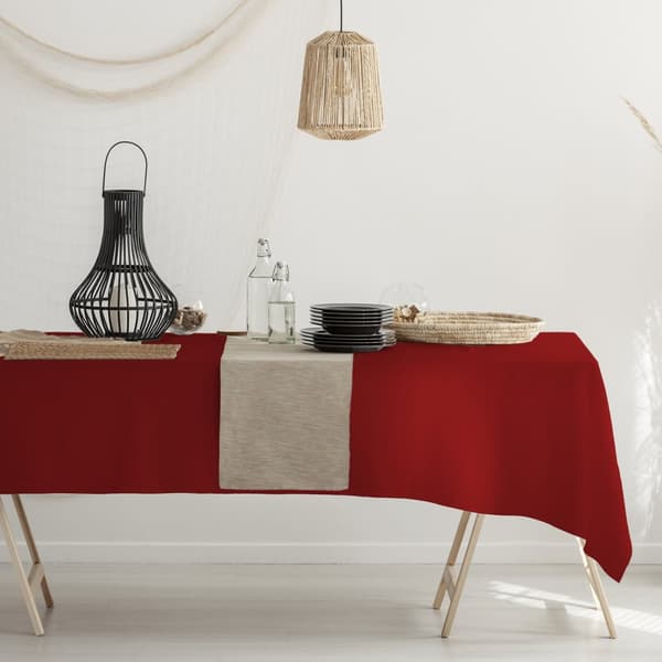 VIVA dekorativ dug 140x260 pletfast rød