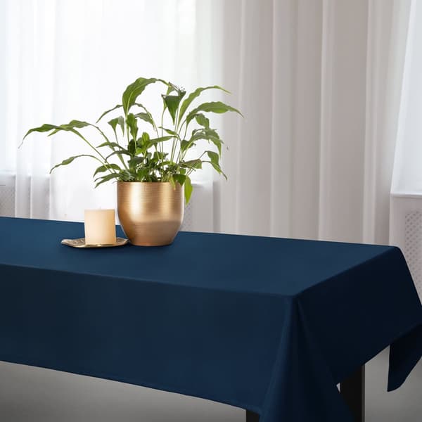 VIVA dekorativ dug 110x160 pletafvisende marineblå