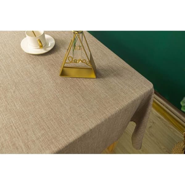 Nappe antitache unie Taupe rektangulär 145 x 240 cm - Taupe