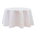 Miniatyrbild 2 av 2: Nappe antistain tryckt "Stella" rund 160 cm - Vit