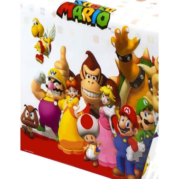 Super Mario plastduk 120 x 180 cm