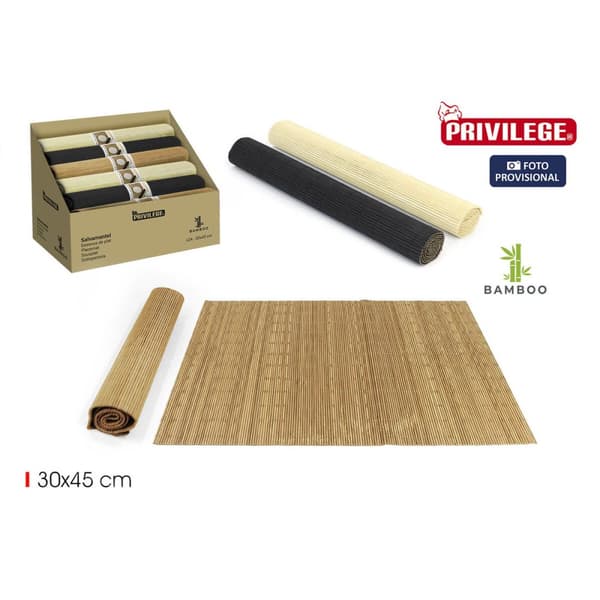 Bordmatte Privilege Bambus 30 x 45 cm (24 enheter)