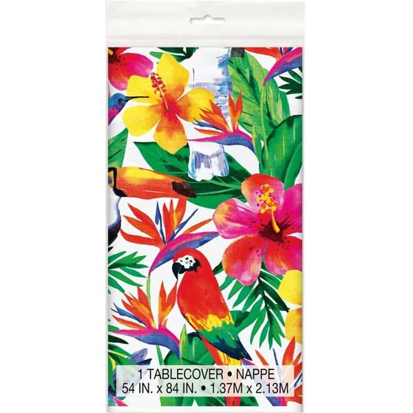 Palm Tropical Luau plastduk 137 x 213 cm - Multicolor