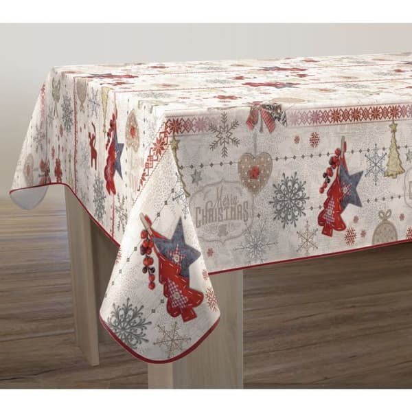 Merry Christmas Fläckbeständig duk - Rektangel 150 x 240 cm