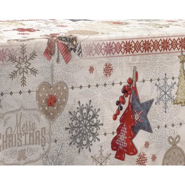 Merry Christmas Fläckbeständig duk - Rektangel 150 x 240 cm