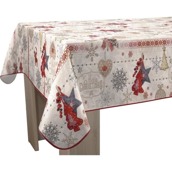 Merry Christmas Fläckbeständig duk - Rektangel 150 x 240 cm