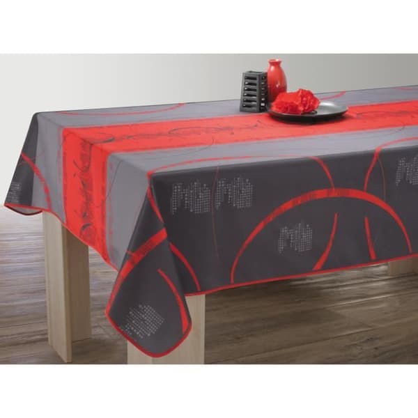 Rektangulär duk - Astrid - 150x240 cm - Röd - Fläckbeständig - Kan tvättas i maskin