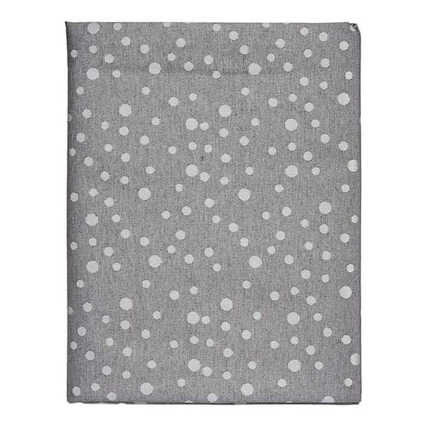 Bordsduk Kinvara BABEL GRIS 42 Vit Grå Jacquard