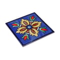 Miniatyrbild 1 av 2: Bordsunderlägg Versa Blå Kork Keramik Kakel 20 X 0,6 X 20 CM