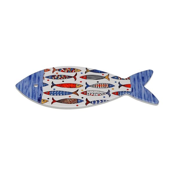 Bordsunderlägg Versa Kork Keramik Fisk 12 X 0,7 X 29 CM