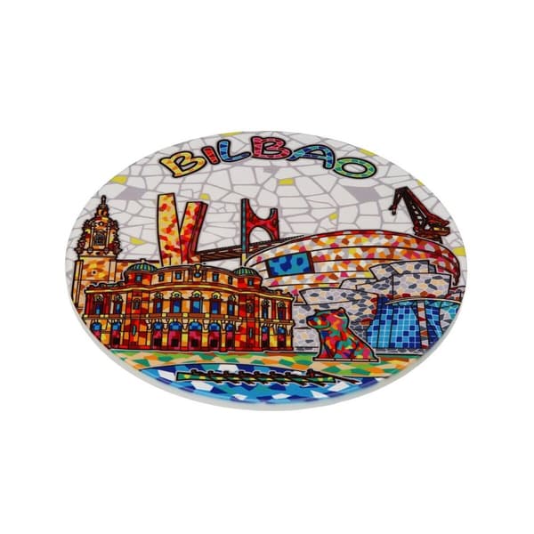 Dækkeserviet Versa Bilbao Kork Keramik 20 X 0,6 X 20 CM