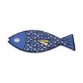 Miniatyrbillede 1 af 2: Dækkeserviet Versa Blå Kork Keramik Fisk 14 x 0,7 x 20 cm