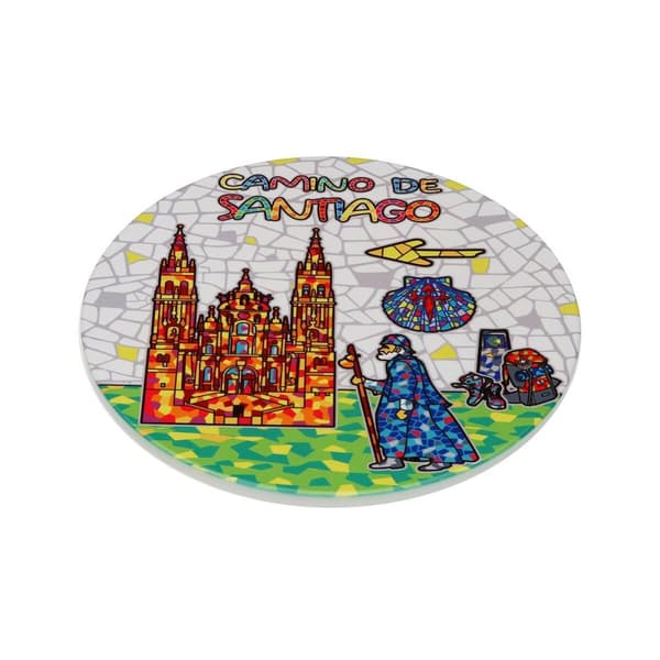 Bordsunderlägg Versa Santiago de compostela Kork Keramik 20 X 0,6 X 20 CM