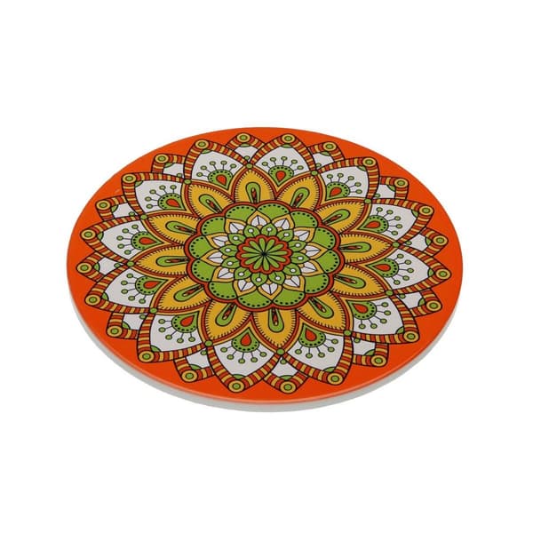 Bordsunderlägg Versa Kork Keramik Mandala 20 X 0,6 X 20 CM