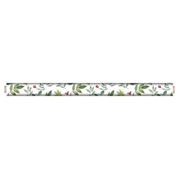 Vaxduk på metervara - Bredd 140 cm - Blommor och Nyckelpigor - Grön