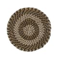 Miniatyrbild 1 av 2: Bordsunderlägg Versa Vit Svart Textil Vattenhyacint 38 cm