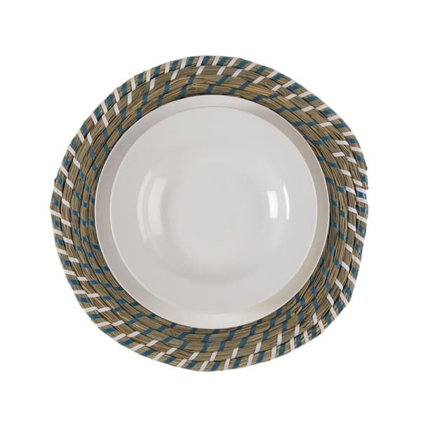 Tabletti Versa Sininen Valkoinen Teksiili Vesihyasintti 38 cm