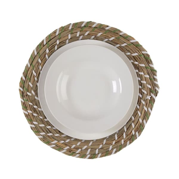 Tabletti Versa Valkoinen Vihreä Teksiili Vesihyasintti 38 cm
