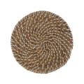 Miniatyrbild 1 av 2: Bordsunderlägg Versa Vit Textil Vattenhyacint 38 cm
