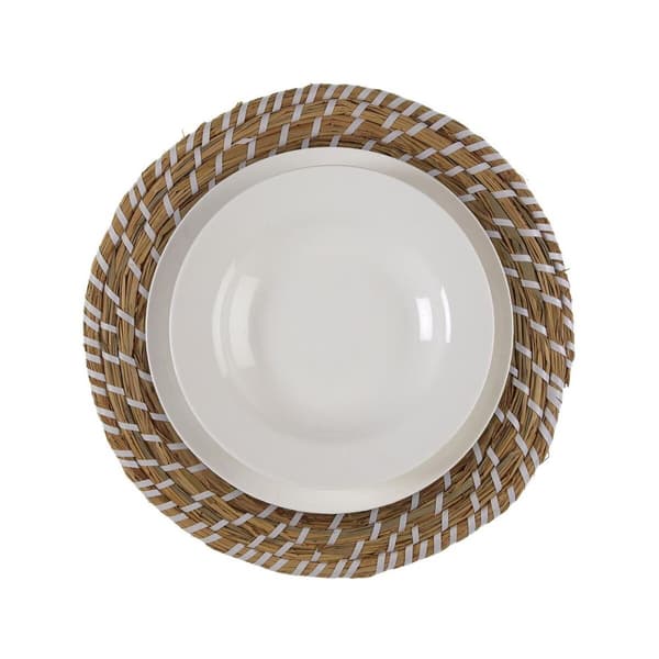 Tabletti Versa Valkoinen Teksiili Vesihyasintti 38 cm