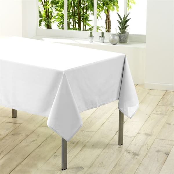 Vanlig rektangulär duk 250 cm ESSENTIEL vit